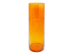 Мини ваза оранжевая под цветок
