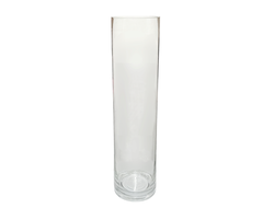 Ваза колба для насыпных свечей 10x40 см