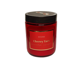 Рождественская свеча в банке Вишневый Тарт 180 гр