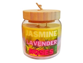 Ароматическая свеча в банке Три аромата