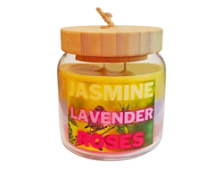 Ароматическая свеча в банке Три аромата