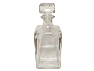 Штоф для виски квадратный стекло 24 см