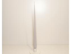 konicheskaya-svecha-seraya-36-sm