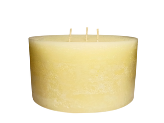 Большая свеча рустик слоновая кость 15x8 см