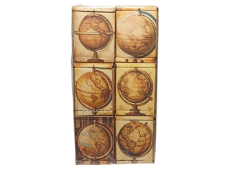 Спички винтажные набор 6 коробков Глобусы