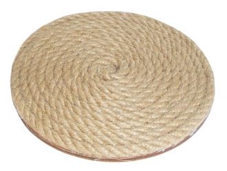 Подставка под стакан джутовая 10 см