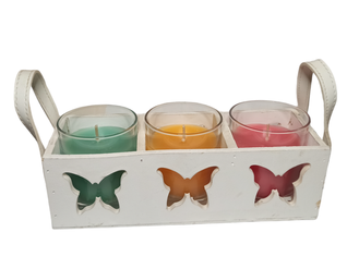 Набор садовых свечей 3 штуки