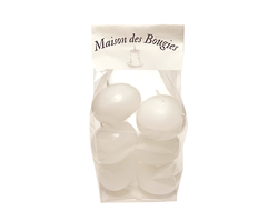 Плавающие свечи белые 6 штук