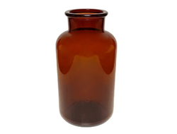 Аптекарская банка из темного стекла 20 см