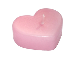 Плавающие свечи сердце среднее 6 штук