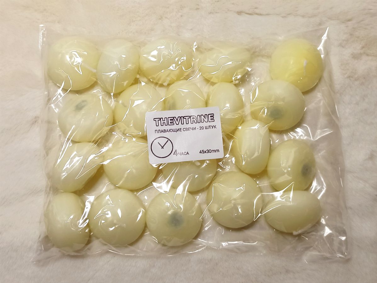 плавающие свечи слоновая кость оптом