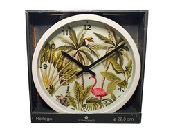 Часы настенные Тропики Фламинго 22 см