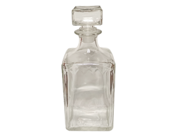 Штоф для виски квадратный стекло 24 см