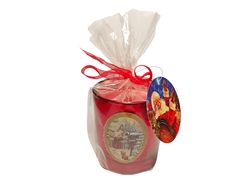 Ароматическая свеча в стакане Санта Клаус 7x8 см