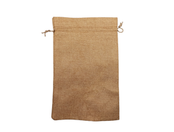 Мешочек джутовый для подарков 19x28 см