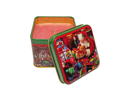 Арома свеча в банке Санта Клаус 8x8 см