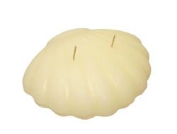 Свеча морская ракушка слоновая кость