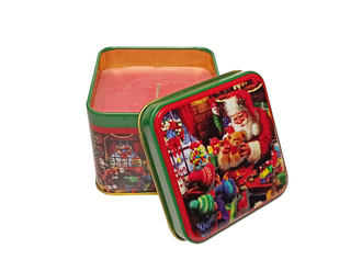 Арома свеча в банке Санта Клаус 8x8 см