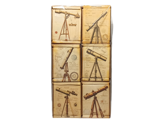 Набор винтажных спичек Подзорная труба 6 коробков