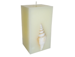 Свеча декоративная с ракушкой