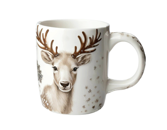 Кружка Северный олень 300 мл керамика