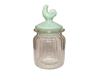 Декоративная банка с керамической крышкой Le Coq