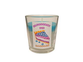 Ароматическая свеча в стакане Черничный пирог 150 гр