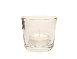 Стеклянный подсвечник для чайной свечи