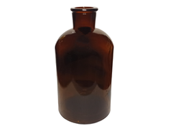 Бутыль большая для парфюма для дома коричневое стекло 1200мл