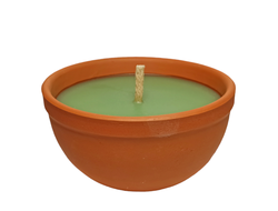 Свеча уличная в керамике 14 см