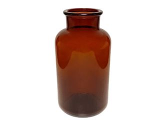 Аптекарская банка из темного стекла 20 см