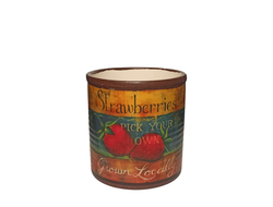 Керамическое кашпо Клубника 10x10 см