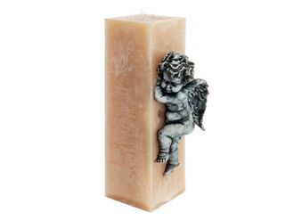 Свеча большая напольная колонна ангел 60 см