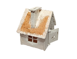 Новогодний декор Домик Шале рустик 10x9x9 см