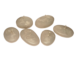 Свечи камни морская галька 6 шт