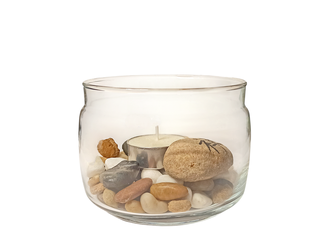 Подсвечник стеклянный Сад камней ZEN