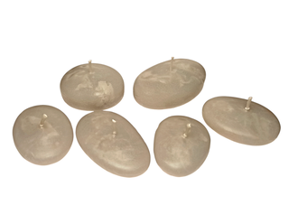 Свечи камни морская галька 6 шт